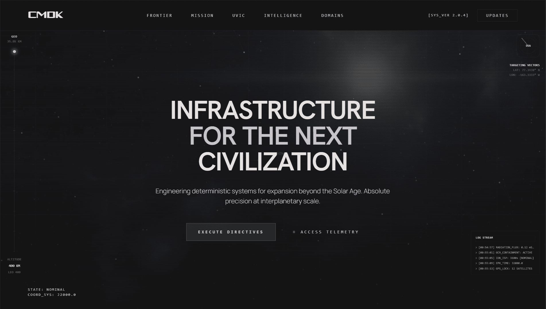 CMDK Space Mockup